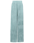 Hand Pleated Flowy Wide Leg Pants
